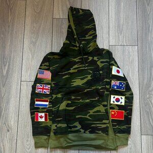Hypland Camo Flag Hoodie
